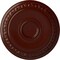 Ekena Millwork Caputo Ceiling Medallion (Fits Canopies up to 6"), Hnd-Painted Brushed Mahogany, 24 1/4"OD x 1 1/2"P CM24CABMF - alternate 1